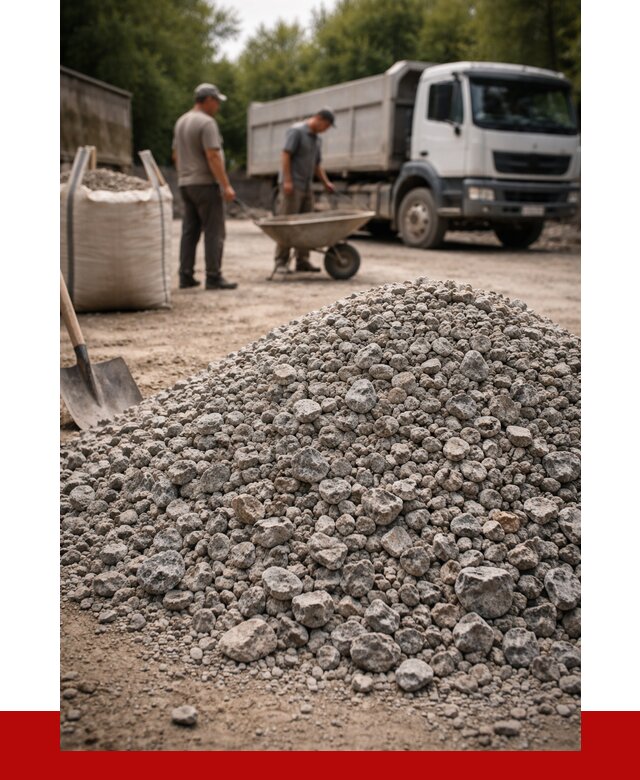 Гранитный щебень фракция 20-40 в Реже от 3505 руб. ПРОНЕРУДРеж