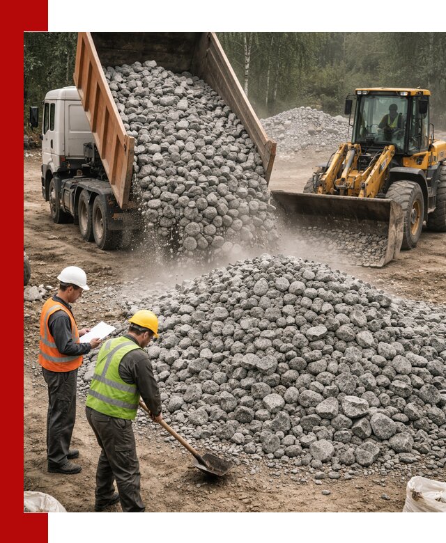 Гранитный щебень фракция 70-150 доставка в Реже