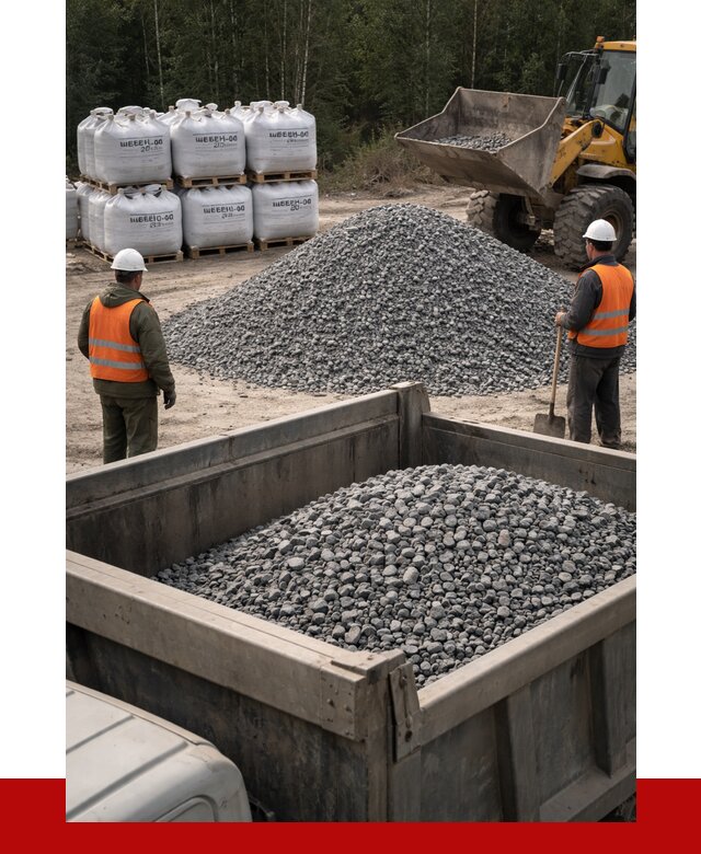 Щебень габбро диабаз 20-40 в Реже от 3724 руб. | ПРОНЕРУДРеж