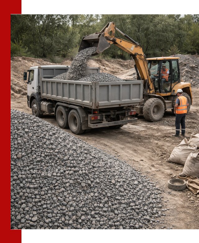 Доставка гравийного щебня в Реже оптом и в розницу
