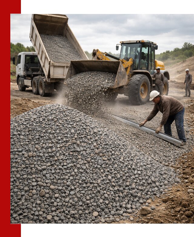 Гравийный щебень фракция 5-20 с доставкой в Реже
