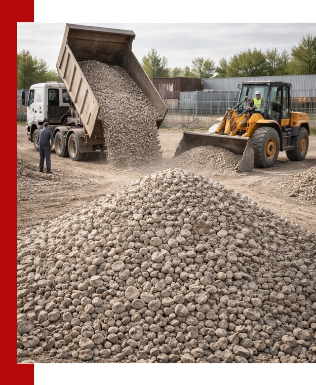 Доломитовый щебень фракции 20–41 с доставкой в Реже