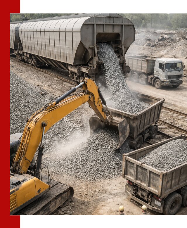 Доставка железнодорожного щебня в Реже крупными партиями быстрого отгруза