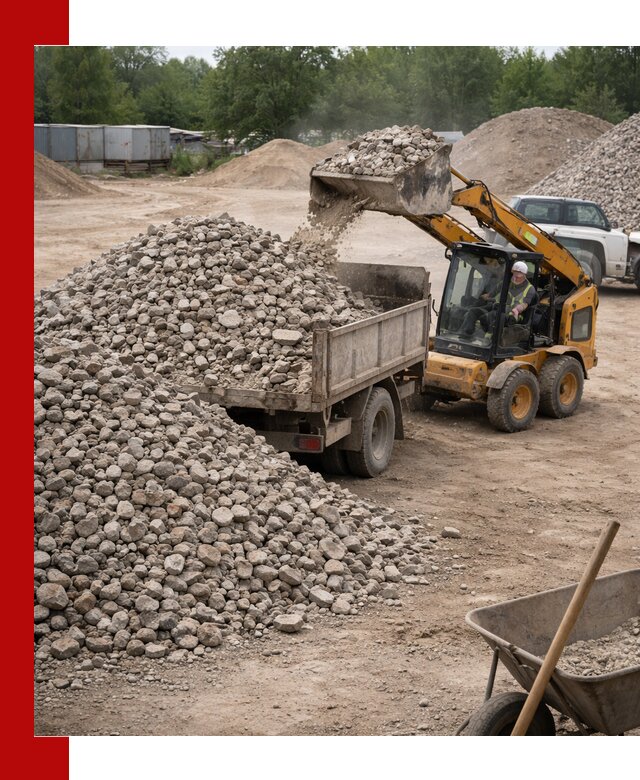 Доставка вторичного щебня в Реже для строительных работ