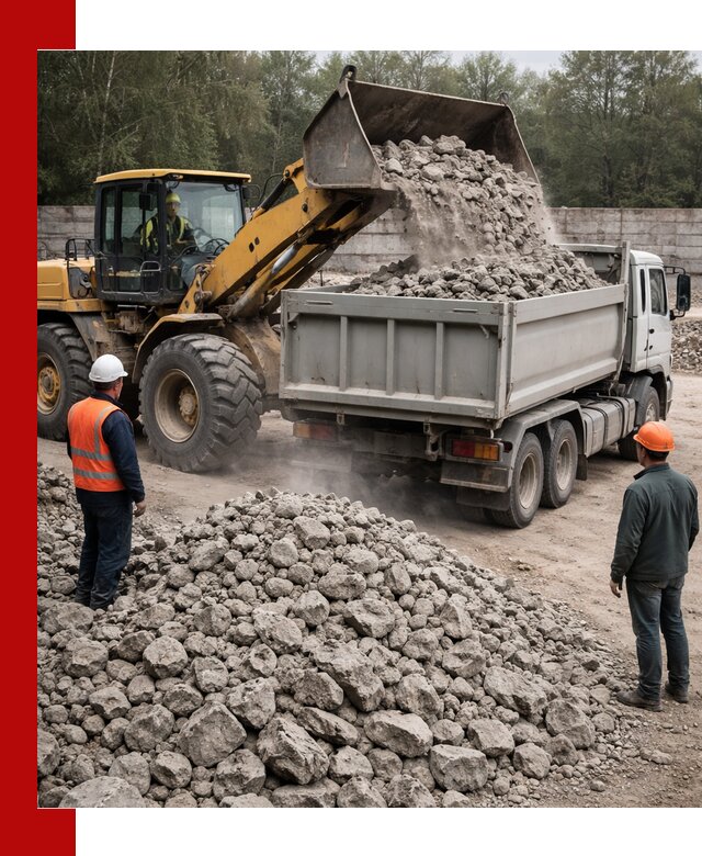 Вторичный щебень фракция 70–150 в Реже с доставкой