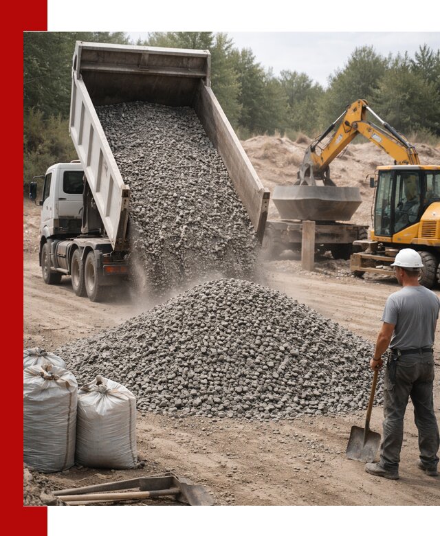 Доставка и продажа бетонного щебня в Реже