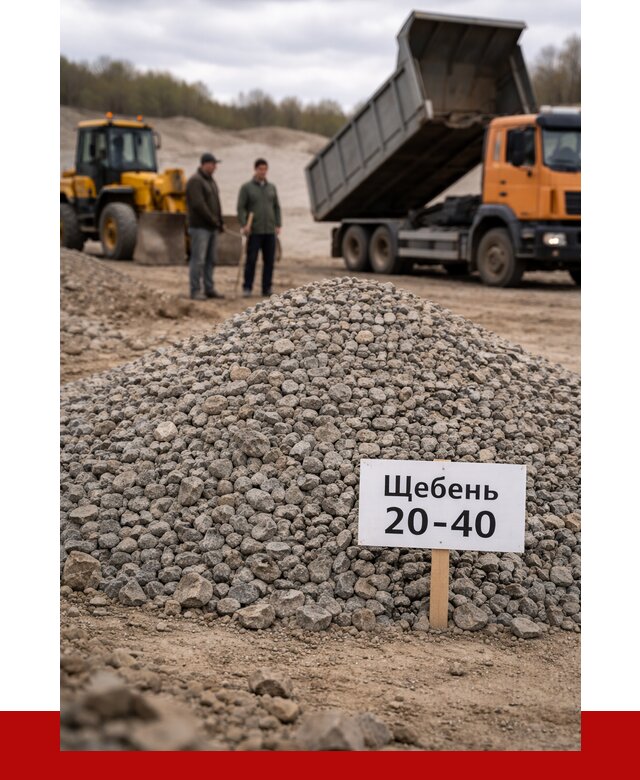 Бетонный щебень фракция 20-40 в Реже от 2683 р. | ПРОНЕРУДРеж