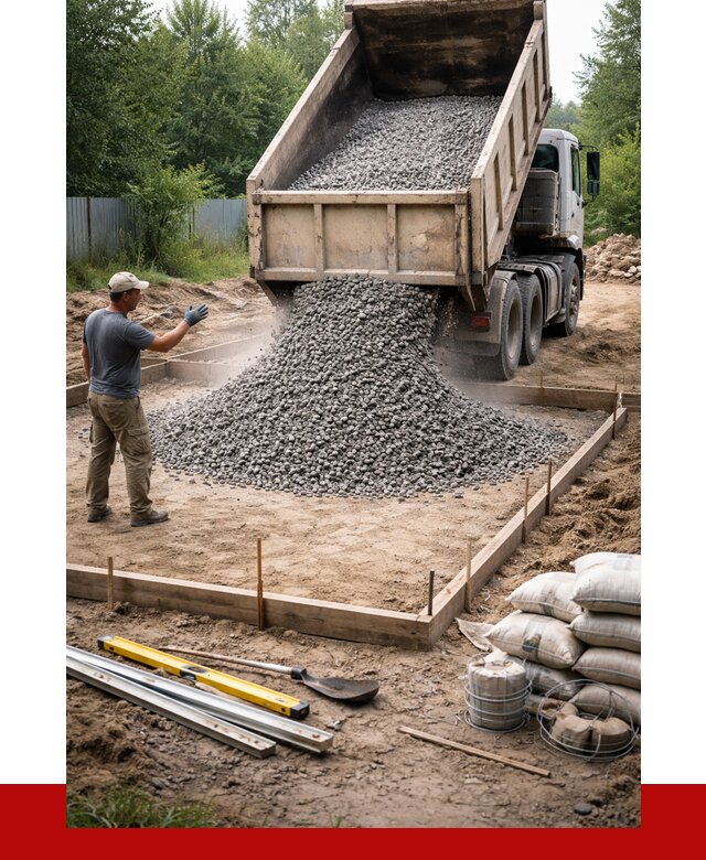 Купить щебень для фундамента в Реже от 4929 р. | ПРОНЕРУДРеж