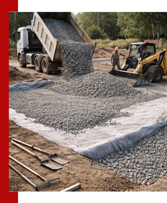 Щебень для фундамента с доставкой в Реже