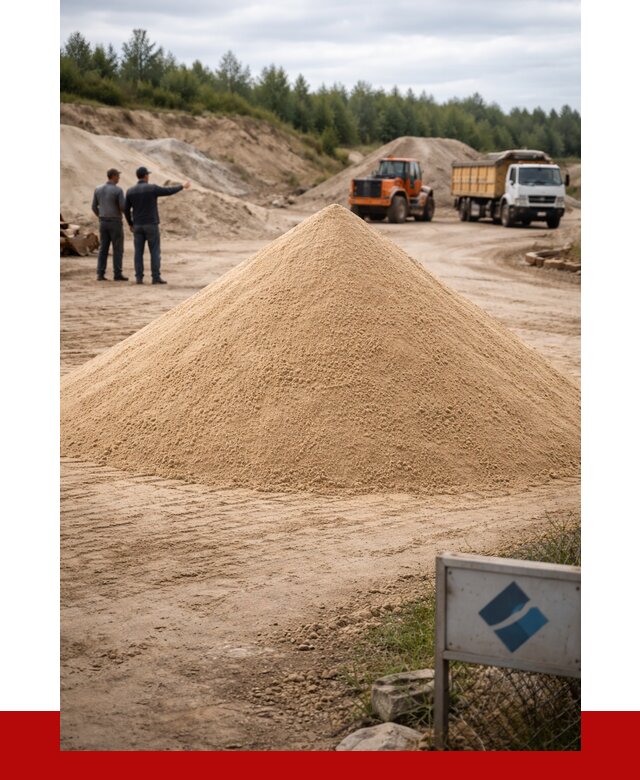 Карьерный песок навалом в Реже от 1972 р. | ПРОНЕРУДРеж