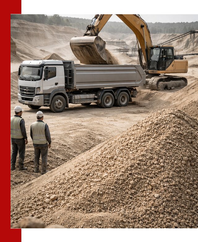 Карьерный крупнозернистый песок с доставкой в Реже