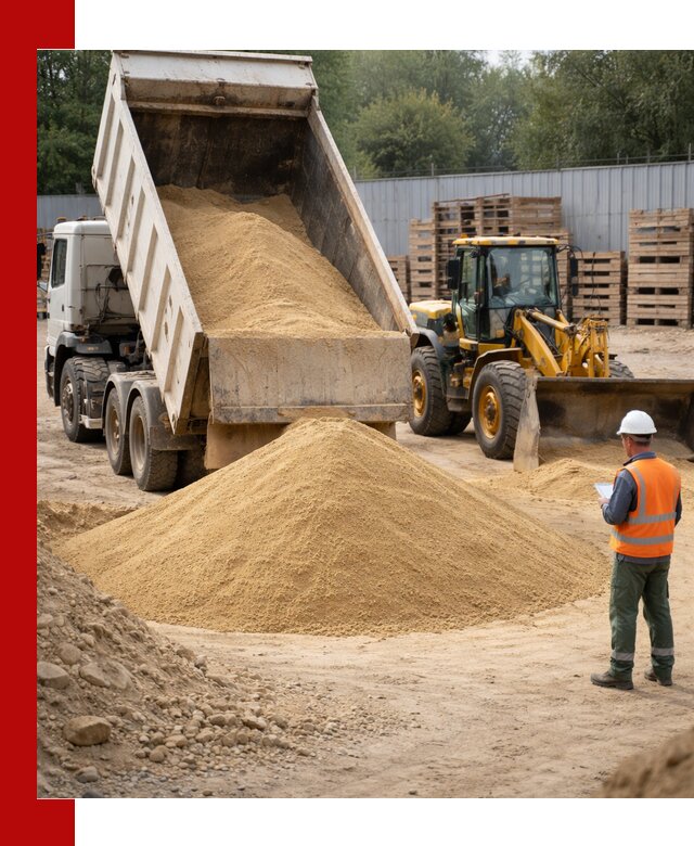Доставка карьерного мелкозернистого песка в Реже
