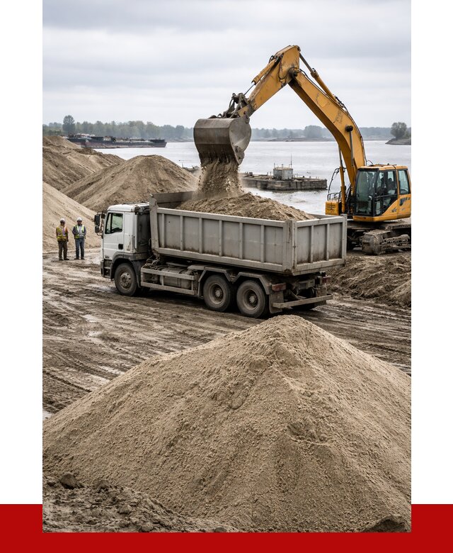 Купить речной песок навалом в Реже от 1972 р., ПРОНЕРУДРеж
