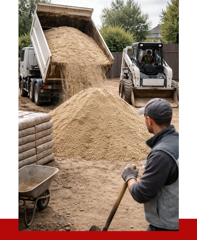 Мытый речной песок с доставкой в Реже от 1588 р. | ПРОНЕРУДРеж