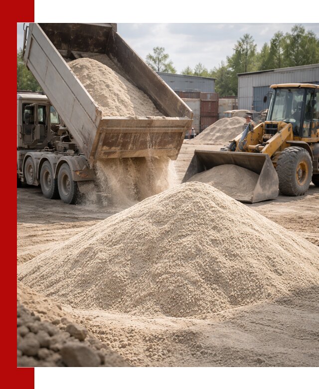 Кварцевый песок с доставкой в Реже для строительных работ