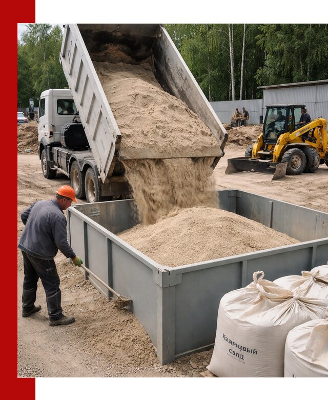 Кварцевый песок для фильтра в Реже — доставка и качество