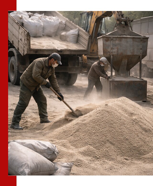 Кварцевый песок для пескоструя в Реже — доставка и качество