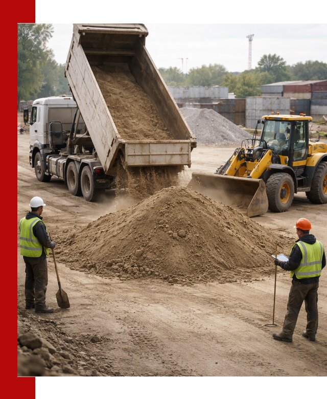 Доставка и продажа пескогрунта оптом и в розницу в Реже