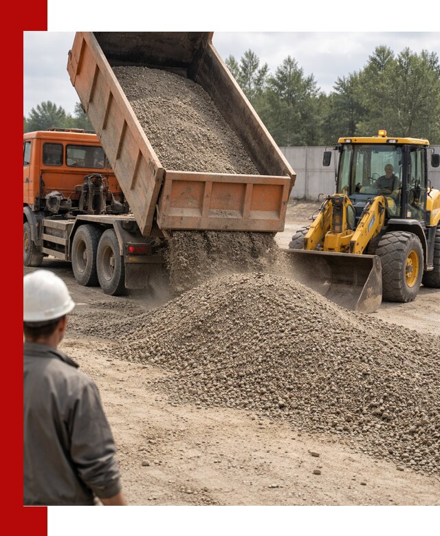 Доставка щпс С8 самосвалами в Реже от производителя