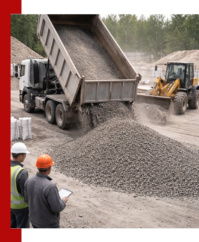 Доставка и продажа гранитного отсева 0-10 в Реже