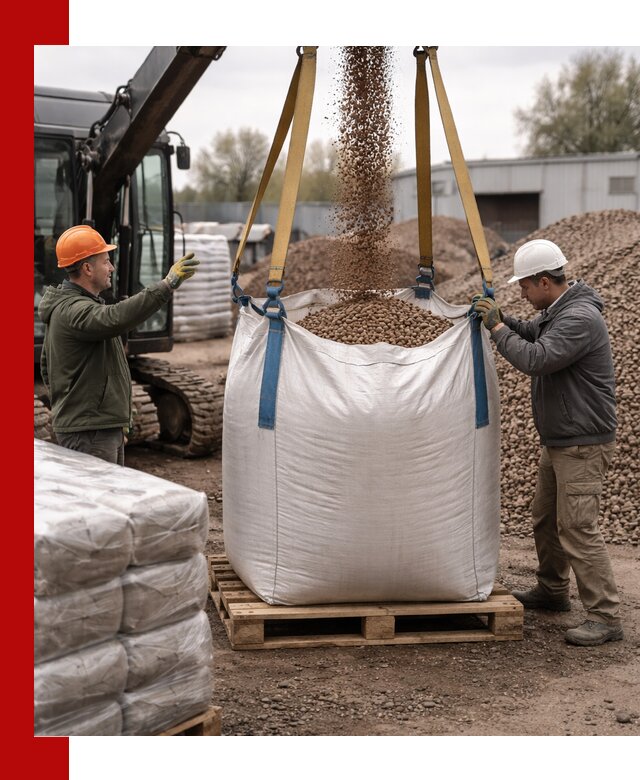 Керамзит в биг-бегах с доставкой в Реже