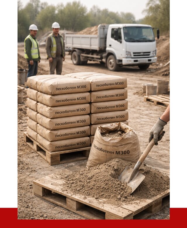 Пескобетон М300 в Реже с доставкой от 5093 р. за куб | ПРОНЕРУДРеж