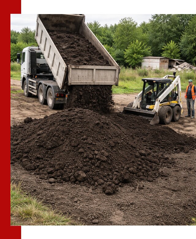 Поставка плодородной земли с доставкой самосвалом в Реже