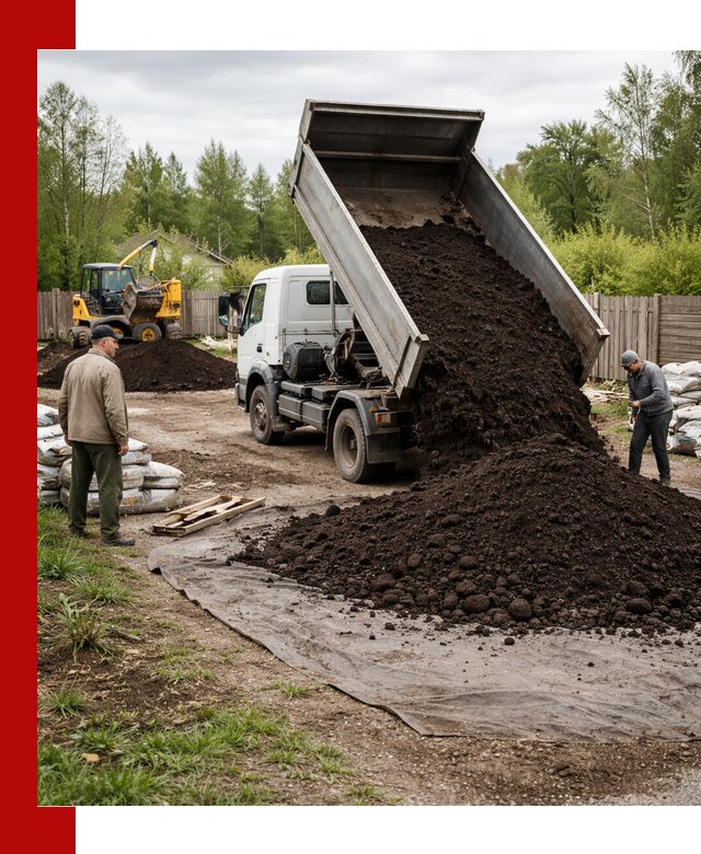 Доставка качественного почвогрунта в Реже оптом и в розницу