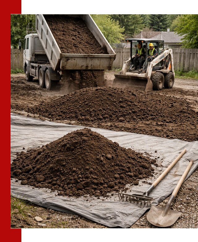 Грунт для отсыпки участка с доставкой в Реже