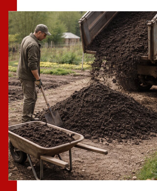 Доставка качественной земли для огорода в Реже