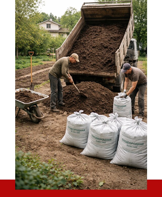 Плодородная смесь в Реже от 4600 р./куб с доставкой | ПРОНЕРУДРеж