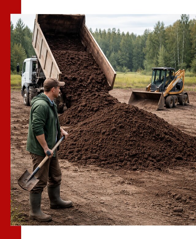 Купить верховой торф с доставкой в Реже для садоводства и растений