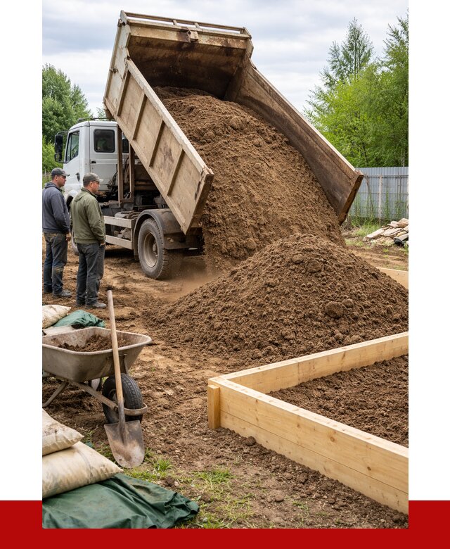 Торфо песчаная смесь в Реже с доставкой от 2026 р. | ПРОНЕРУДРеж