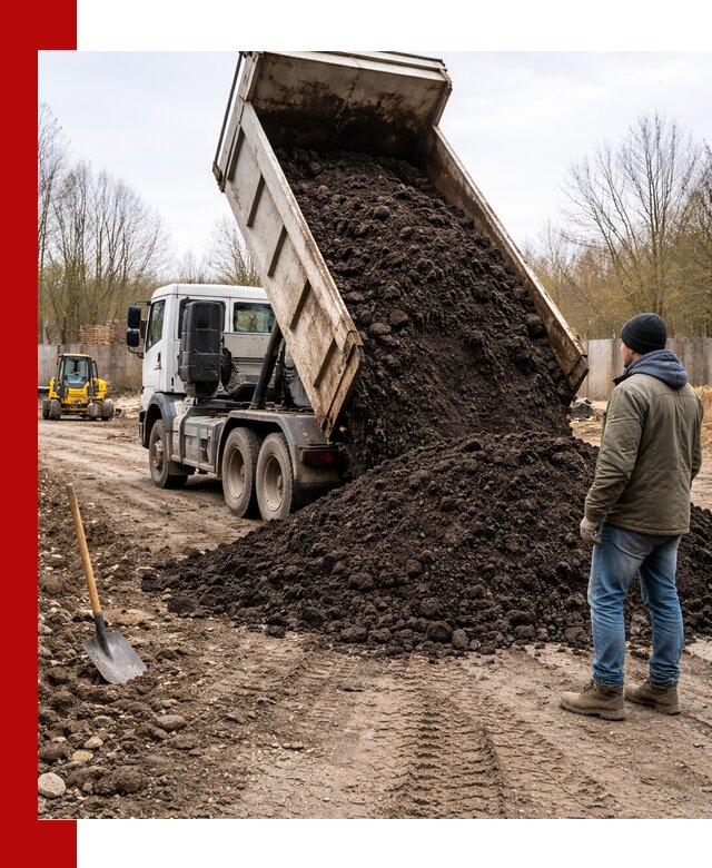 Доставка чернозема навалом в Реже быстро и выгодно