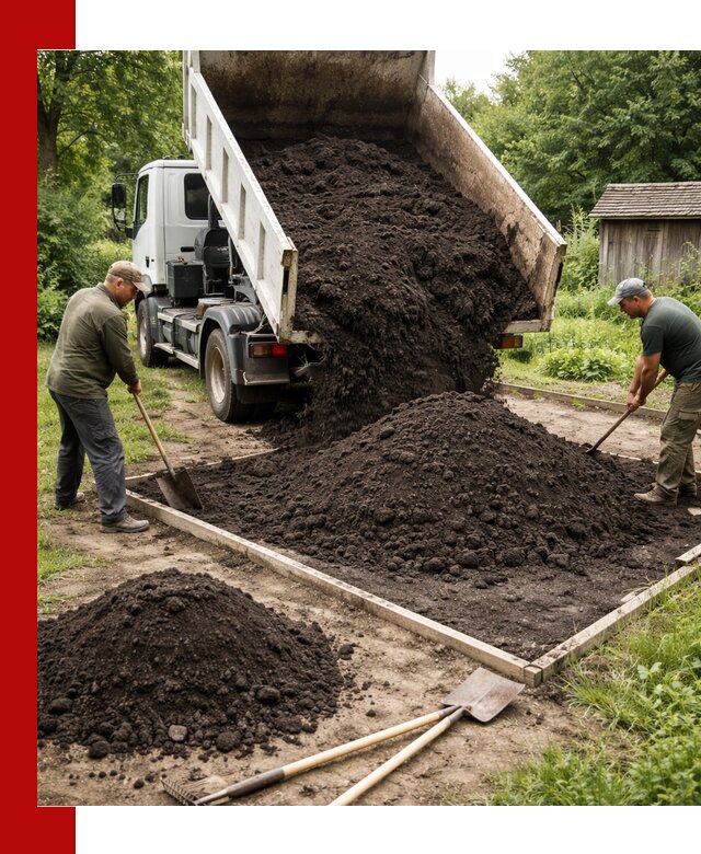 Купить чистый чернозем для огорода с доставкой в Реже