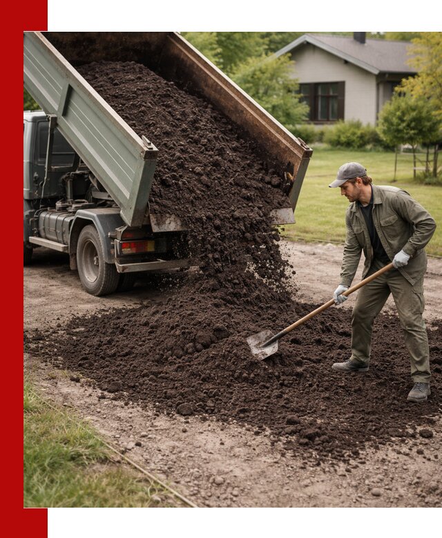 Чернозем для газона с доставкой в Реже быстро и качественно