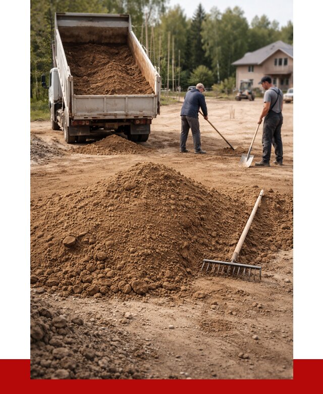 Суглинок для планировки в Реже с доставкой от 4600 р. | ПРОНЕРУДРеж