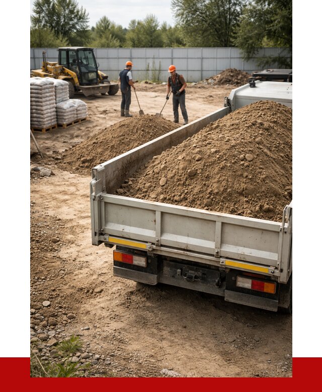 Супесь с доставкой в Реже от 2683 р. за куб | ПРОНЕРУДРеж
