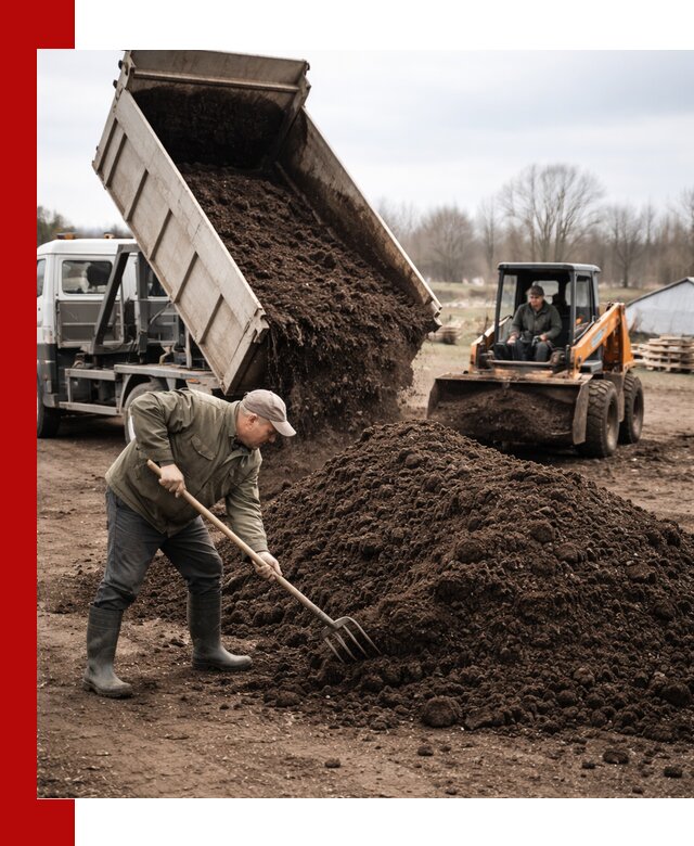 Доставка и продажа перегноя в Реже быстро и дешево