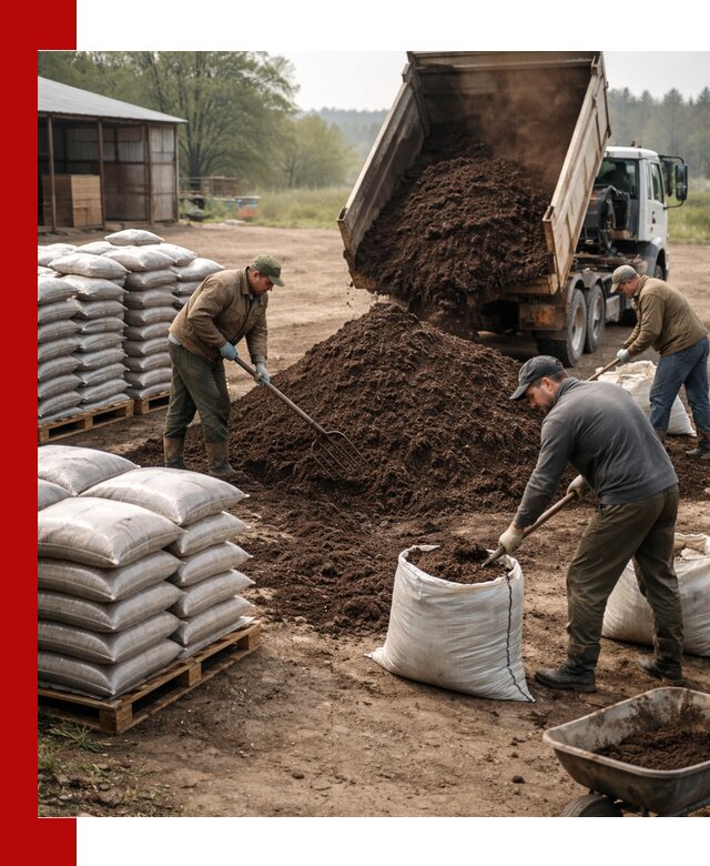 Доставка компоста оптом и в розницу в Реже