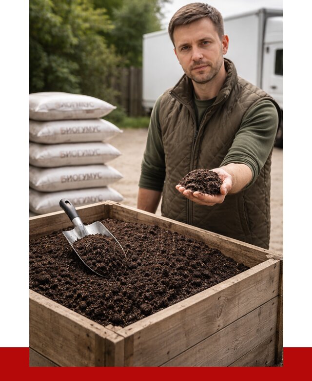 Купить биогумус в Реже с доставкой от 9310 р. за куб | ПРОНЕРУДРеж