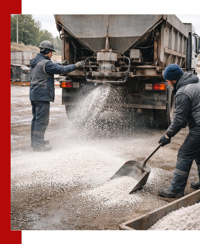 Доставка и продажа хлористого кальция в Реже