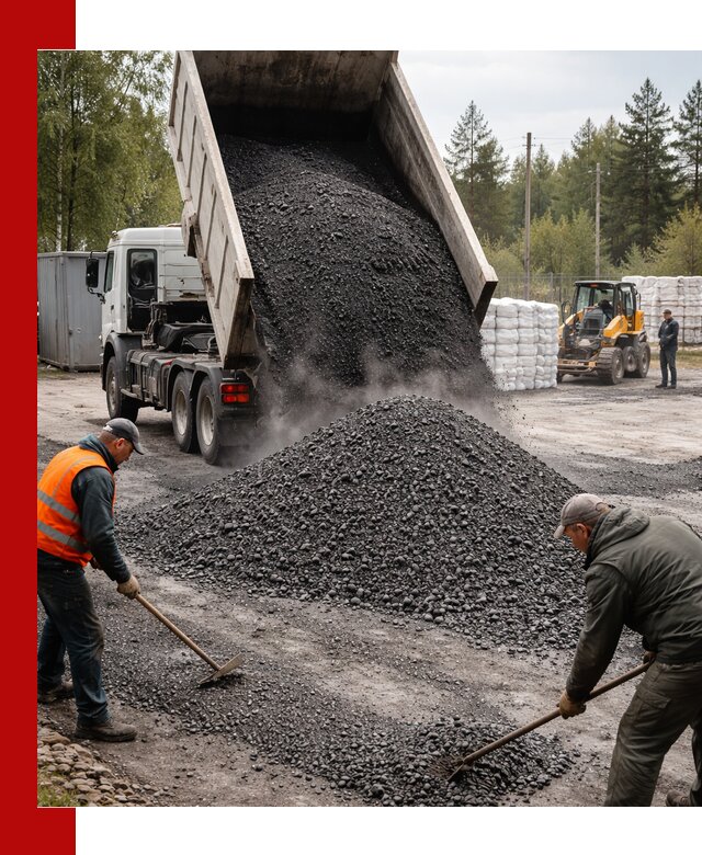 Доставка и продажа асфальтного гранулята в Реже