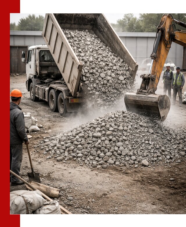 Доставка дробленого бетона в Реже оптом и в розницу