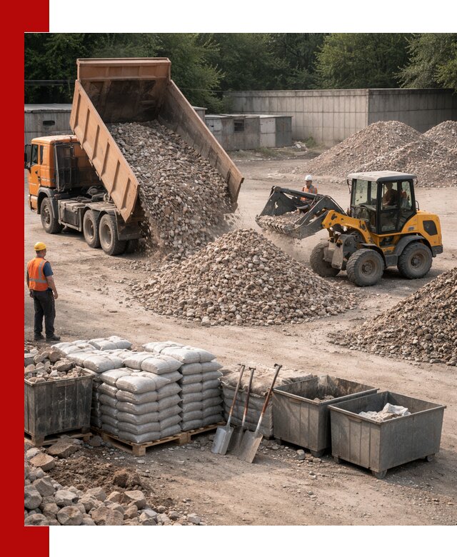 Вторичные материалы для отсыпки в Реже — поставка и доставка