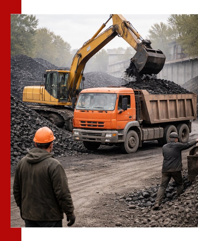 Доставка угля автотранспортом в Реже быстро и выгодно