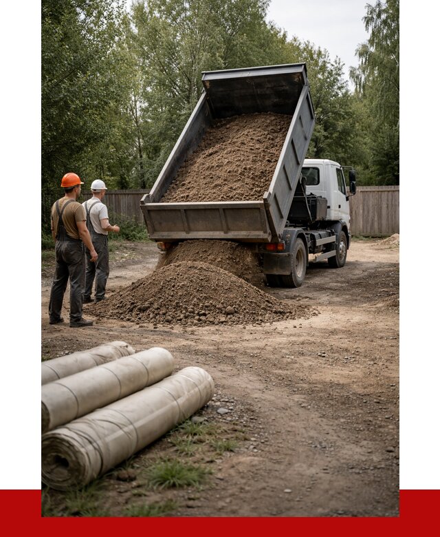 Доставка сыпучих материалов самосвалом в Реж от 4600 р. | ПРОНЕРУДРеж