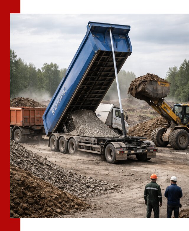 Аренда тонар 40 тонн в Реже с доставкой материалов