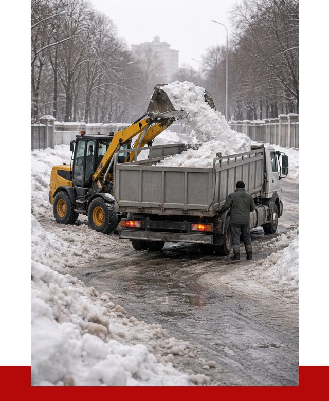 Вывоз снега с погрузкой в Реже от 3834 р. ПРОНЕРУДРеж
