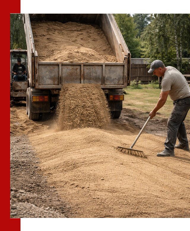 Отсыпка участка песком в Реже быстро и качественно